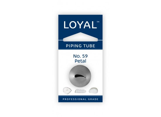 LOYAL Piping Tip No. 59 Petal Stainless Steel
