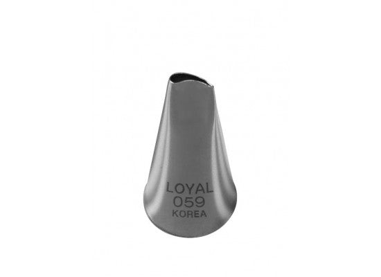 LOYAL Piping Tip No. 59 Petal Stainless Steel