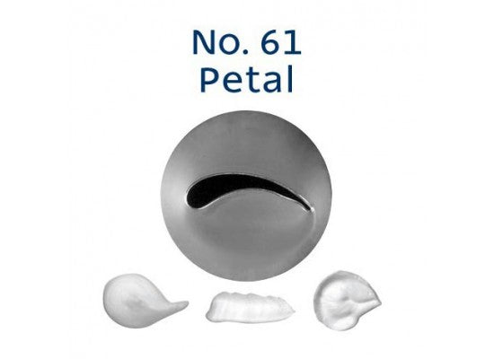 LOYAL Piping Tip No. 61 Petal Stainless Steel