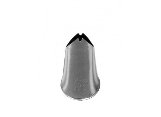 LOYAL Piping Tip No. 70 Leaf Stainless Steel