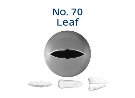 LOYAL Piping Tip No. 70 Leaf Stainless Steel