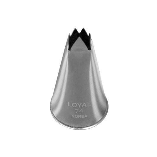 LOYAL Piping Tip No. 74 Leaf Stainless Steel