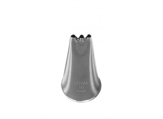 LOYAL Piping Tip No. 89 Multi Opening Stainless Steel