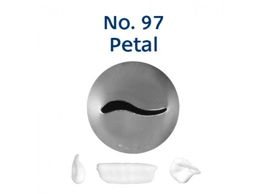 LOYAL Piping Tip No. 97 Petal Stainless Steel