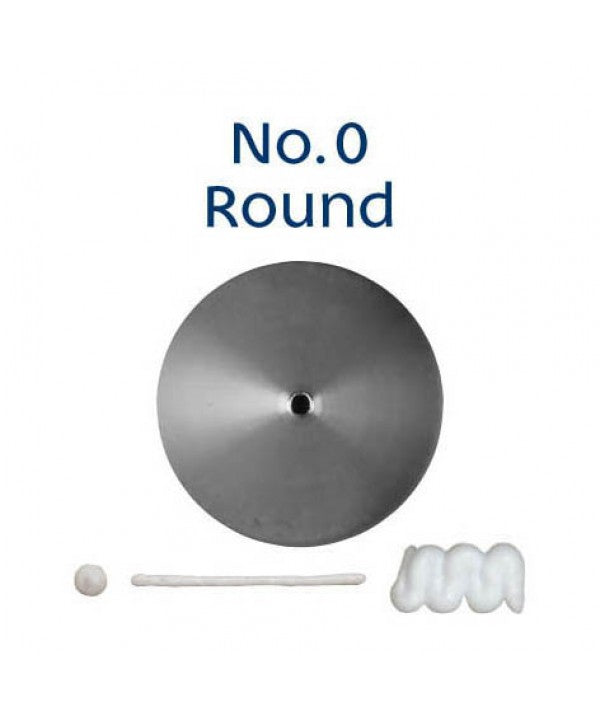 LOYAL Piping Tip No. 0 Round Stainless Steel