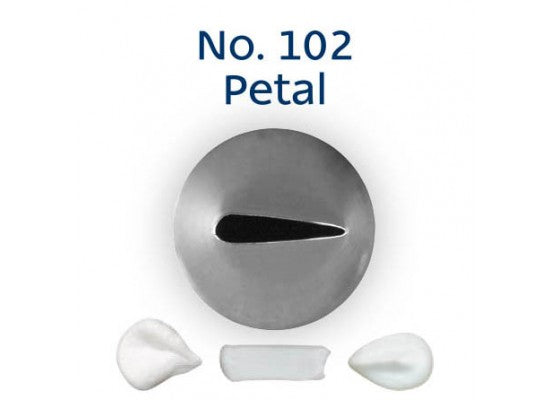 LOYAL Piping Tip No. 102 Petal Stainless Steel