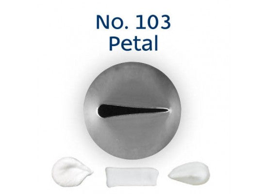 LOYAL Piping Tip No. 103 Petal Stainless Steel