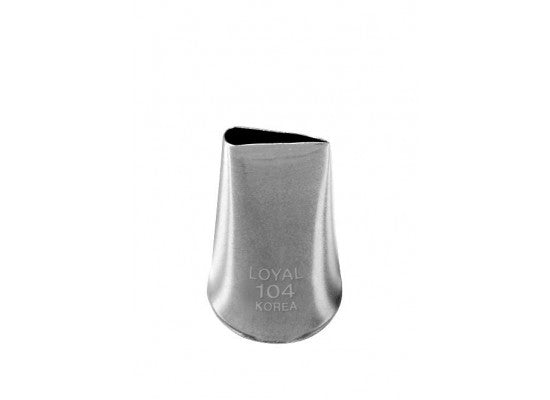 LOYAL Piping Tip No. 104 Petal Stainless Steel