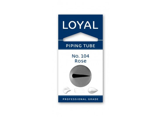 LOYAL Piping Tip No. 104 Petal Stainless Steel