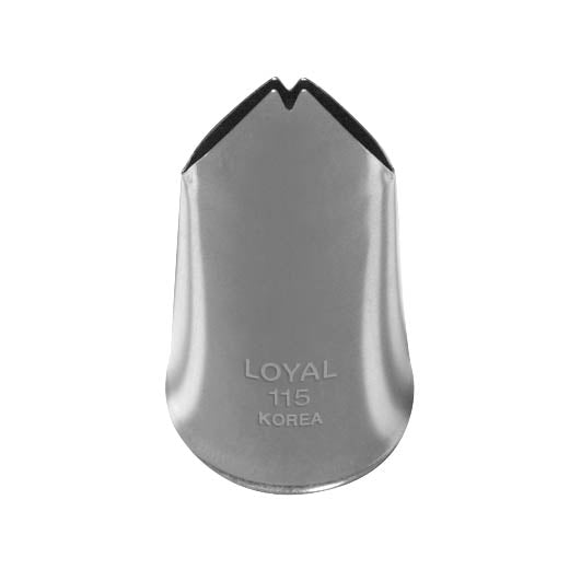 LOYAL Piping Tip No. 115 Leaf Stainless Steel
