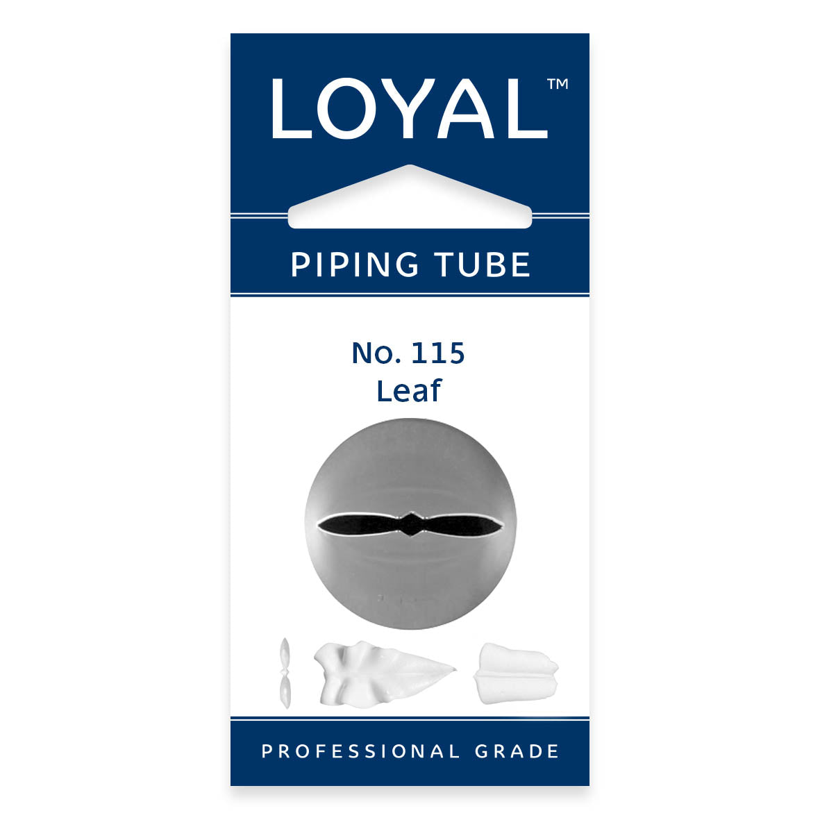 LOYAL Piping Tip No. 115 Leaf Stainless Steel