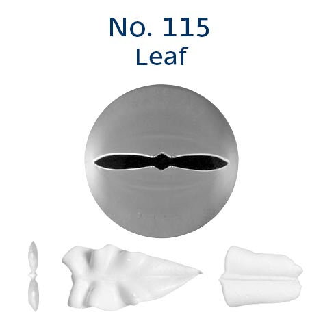 LOYAL Piping Tip No. 115 Leaf Stainless Steel
