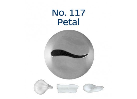 LOYAL Piping Tip No. 117 Petal Stainless Steel