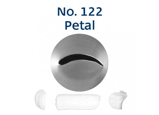 LOYAL Piping Tip No. 122 Petal Stainless Steel