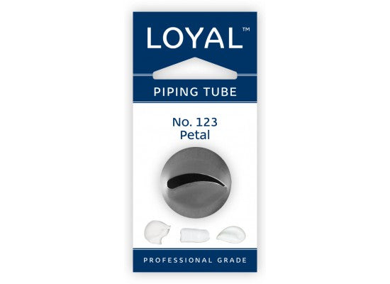 LOYAL Piping Tip No. 123 Petal Stainless Steel