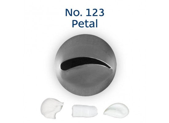 LOYAL Piping Tip No. 123 Petal Stainless Steel