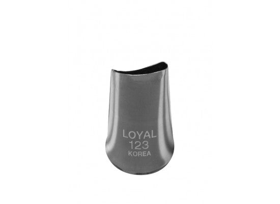 LOYAL Piping Tip No. 123 Petal Stainless Steel