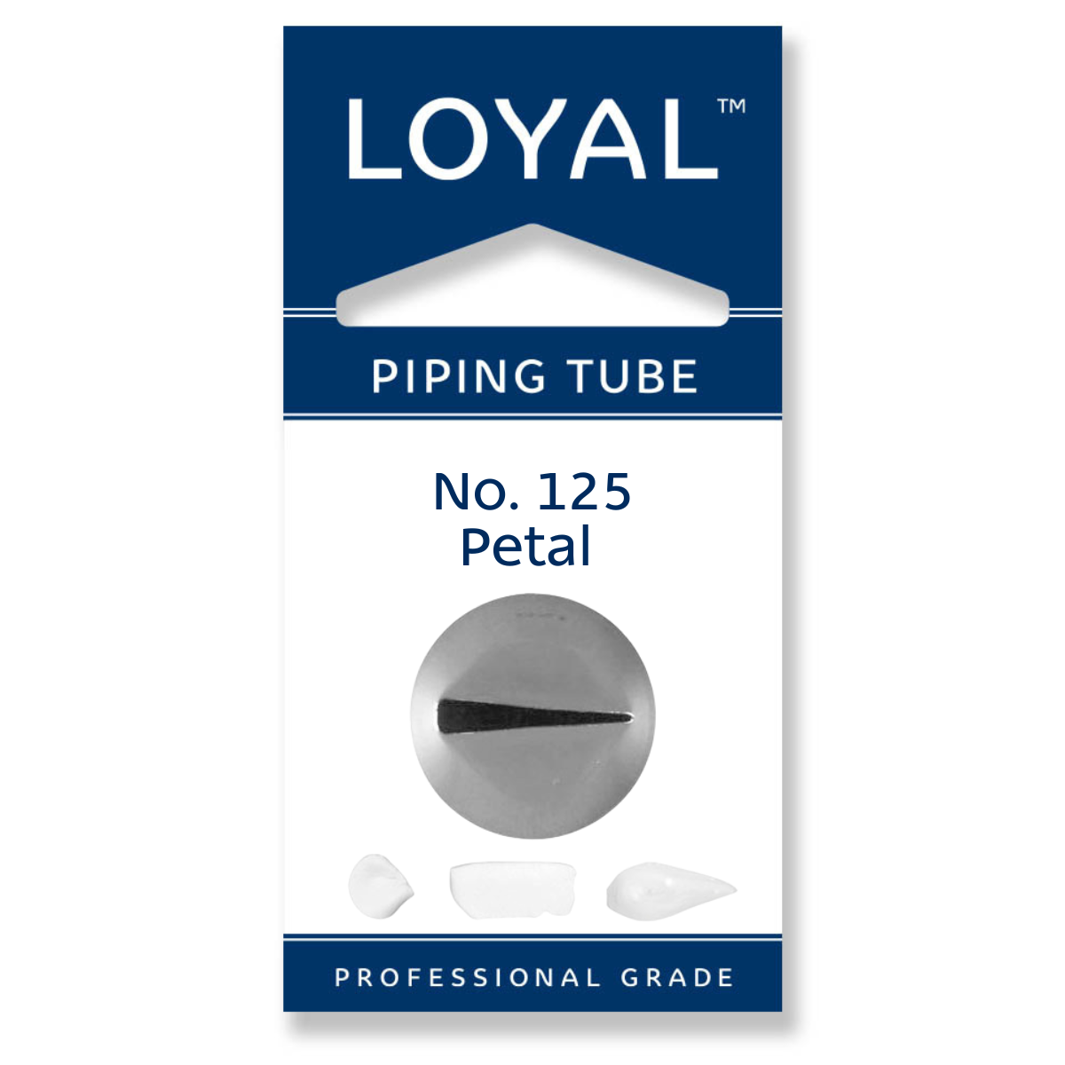 LOYAL Piping Tip No. 125 Petal Stainless Steel