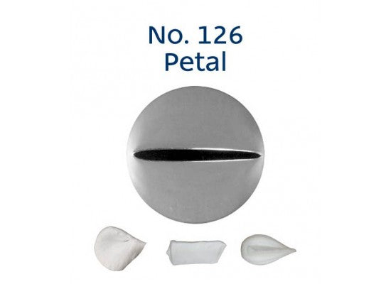 LOYAL Piping Tip No. 126 Petal Stainless Steel