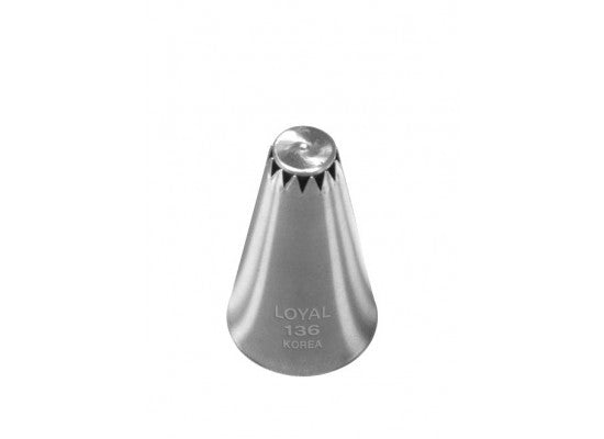 LOYAL Piping Tip No. 136 Specialty Stainless Steel