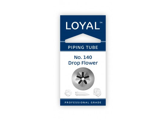 LOYAL Piping Tip No. 140 Drop Flower Stainless Steel