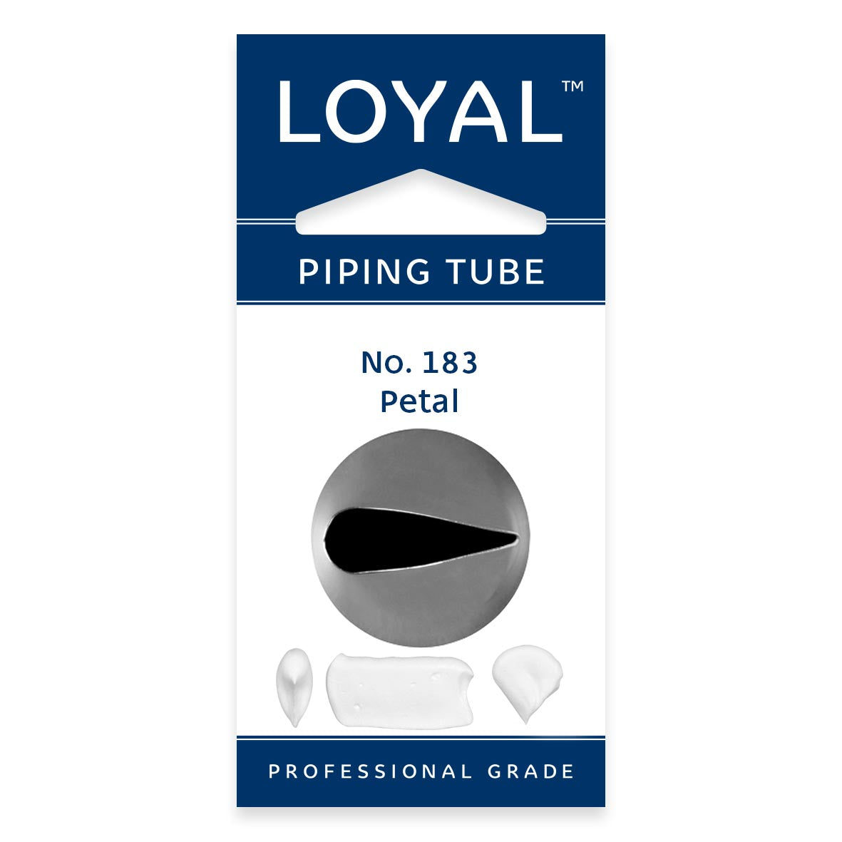 LOYAL Piping Tip No. 183 Petal Stainless Steel