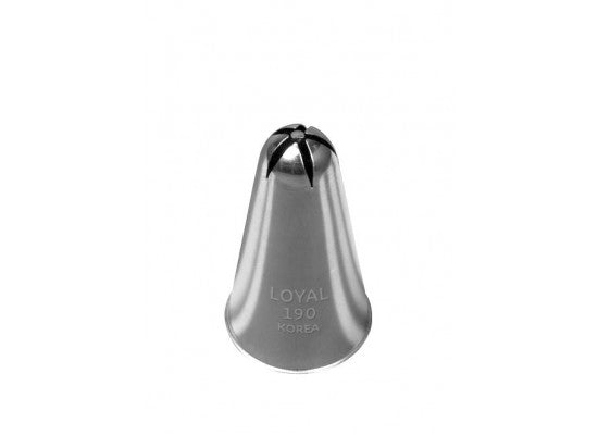 LOYAL Piping Tip No. 190 Drop Flower Stainless Steel