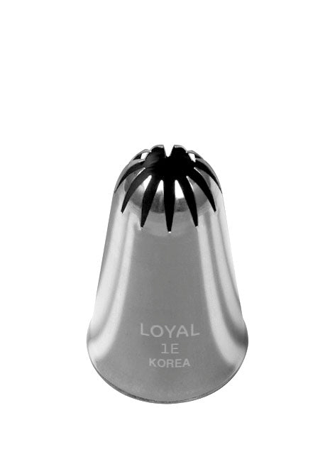 LOYAL Piping Tip No. 1E Drop Flower Stainless Steel