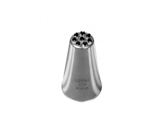 LOYAL Piping Tip No. 234 Multi Opening Stainless Steel