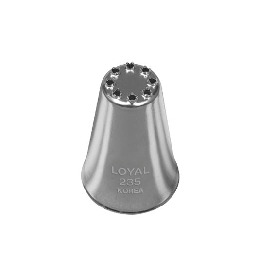 LOYAL Piping Tip No. 235 Multi Opening Stainless Steel