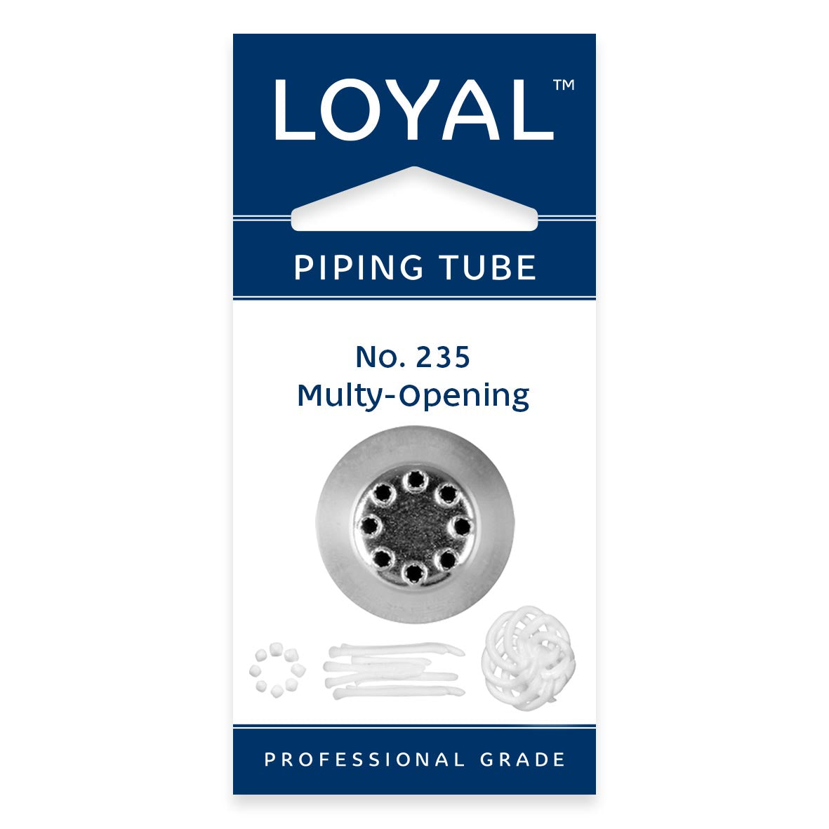 LOYAL Piping Tip No. 235 Multi Opening Stainless Steel