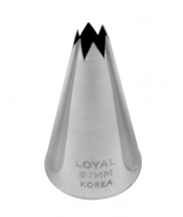 LOYAL Star Pastry Tube No. 7 Stainless Steel