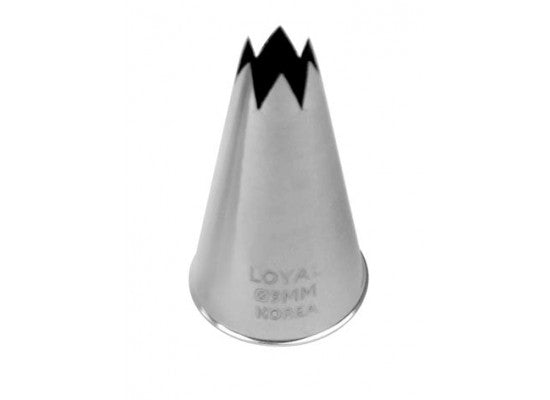 LOYAL Star Pastry Tube No. 9 Stainless Steel