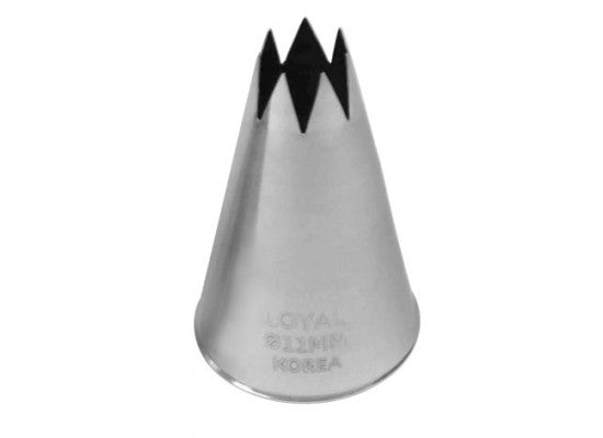 LOYAL Star Pastry Tube No. 11 Stainless Steel