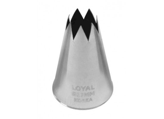 LOYAL Star Pastry Tube No. 13 Stainless Steel