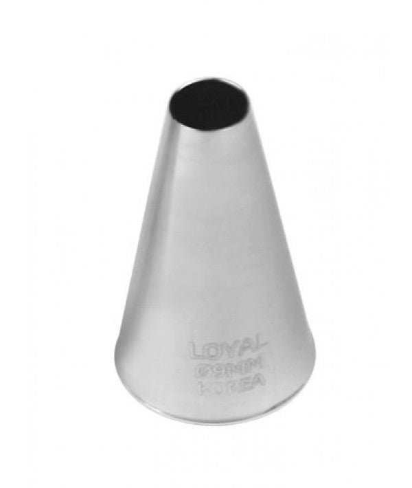 LOYAL Plain Pastry Tube No. 9 Stainless Steel