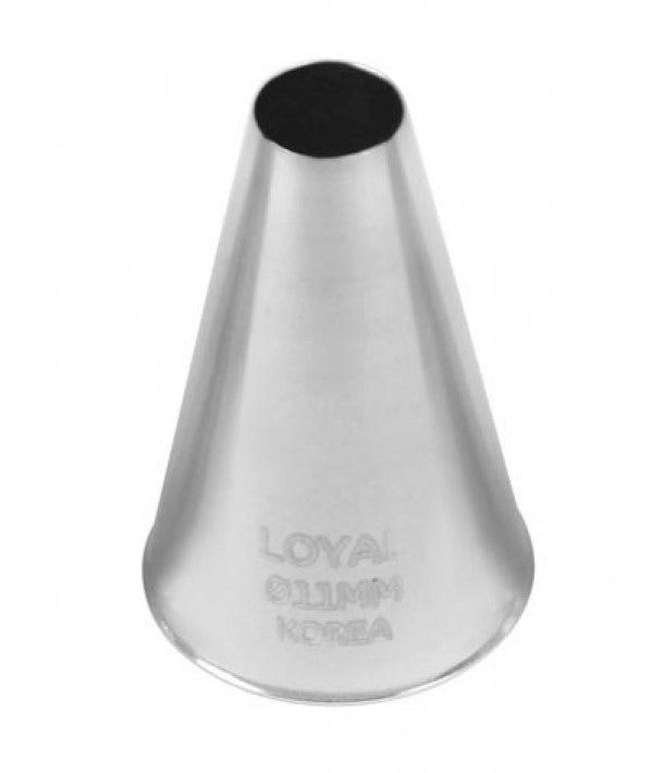 LOYAL Plain Pastry Tube No. 11 Stainless Steel