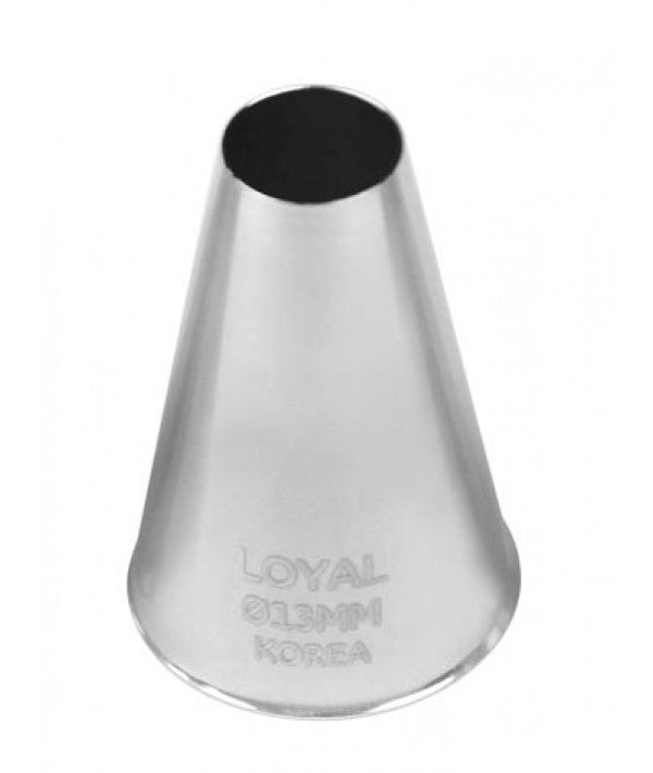 LOYAL Plain Pastry Tube No. 13 Stainless Steel