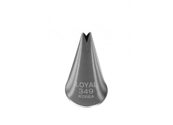 LOYAL Piping Tip No. 349 Leaf Stainless Steel
