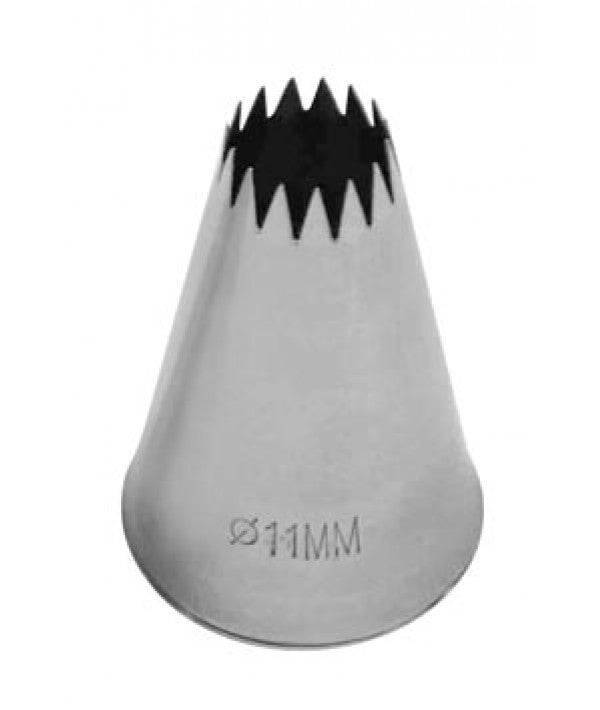 LOYAL French Star Pastry Tube No. 11 Stainless Steel