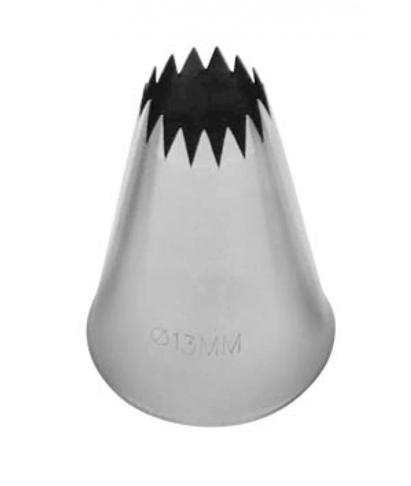 LOYAL French Star Pastry Tube No. 13 Stainless Steel