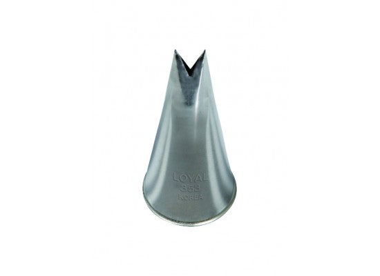 LOYAL Piping Tip No. 353 Leaf Stainless Steel