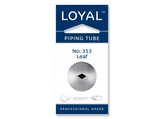LOYAL Piping Tip No. 353 Leaf Stainless Steel