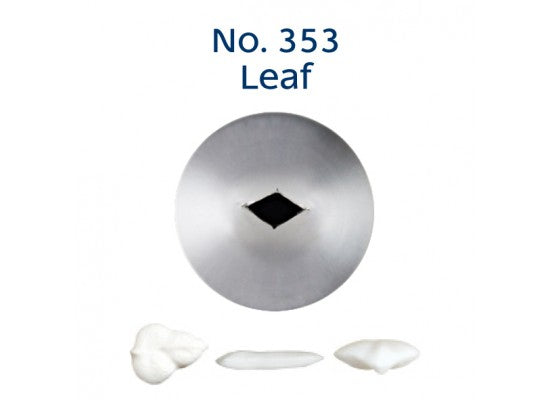 LOYAL Piping Tip No. 353 Leaf Stainless Steel