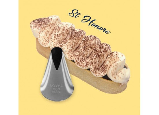 LOYAL Piping Tip No. 680 St. Honore Stainless Steel