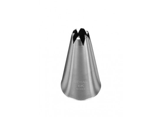 LOYAL Piping Tip No. 6K Drop Flower Stainless Steel