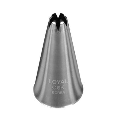LOYAL Piping Tip No. C6K Stainless Steel