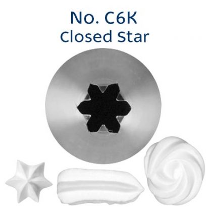 LOYAL Piping Tip No. C6K Stainless Steel