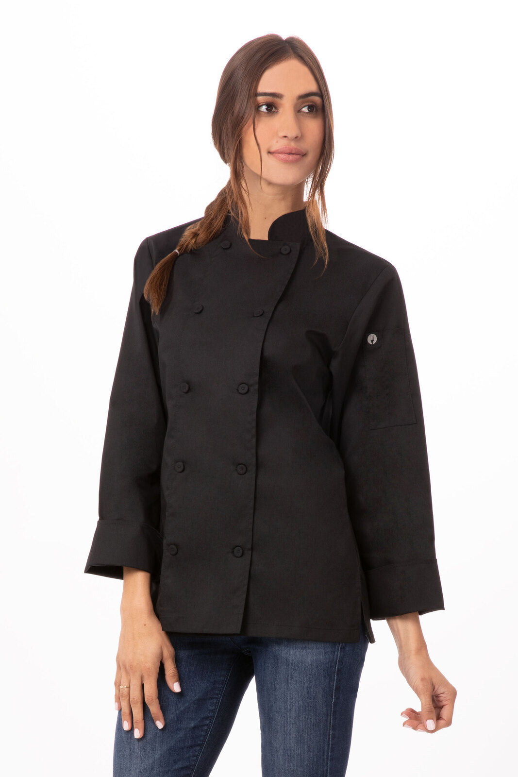 Chef Works Sofia Women's Chef Jacket - Black