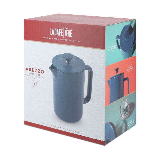 La Cafetière Arezzo Cafetière 8 Cup / 1L (Navy)